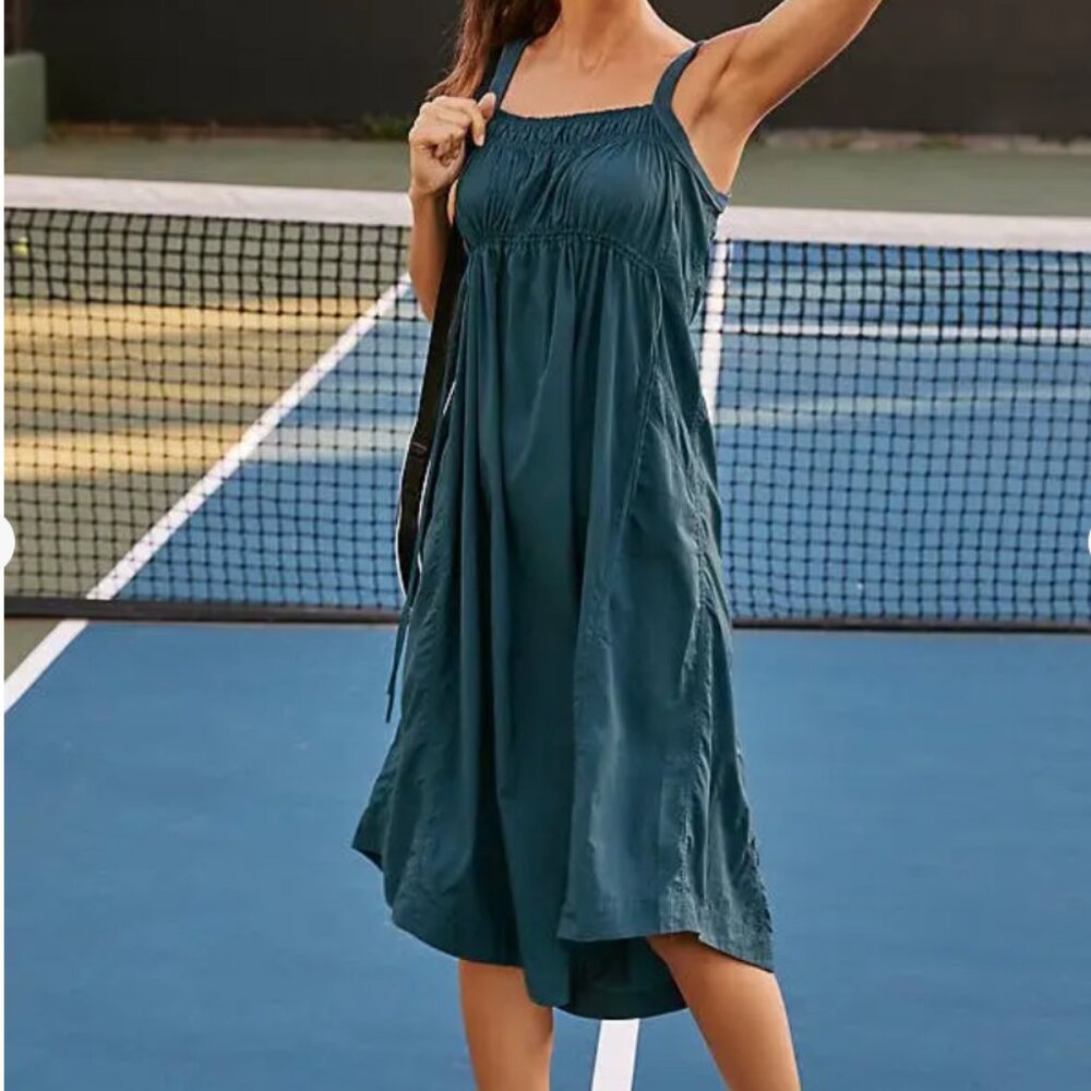 NWT Keeseville sleeveless smocked midi dress - Daily Practice Anthropologie